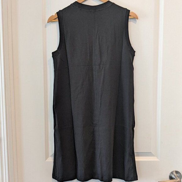 ATM Dress Size Small Black Jersey Mini Sleeveless Lightweight Crew Cotton NWT - Picture 9 of 16